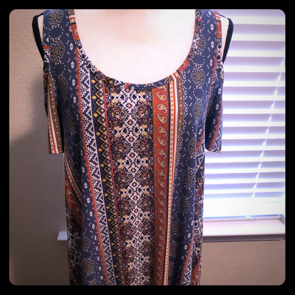 Derek heart cold shoulder size large dress